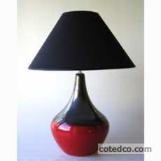 Lampe Pompei Rouge Sylver hauteur 58cm