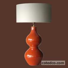 Lampe Salome Orange hauteur 76cm
