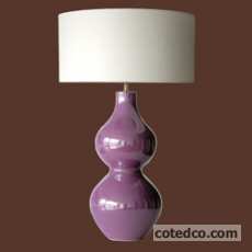 Lampe Salome Violet hauteur 76cm