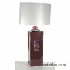 Lampe Tora Aubergine hauteur 72cm