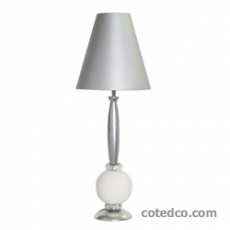 Lampe Lara Argent Blanc hauteur 80cm