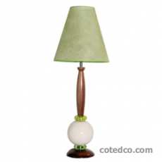 Lampe Lara Vert Blanc hauteur 80cm