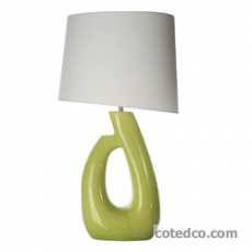 Lampe City Vert hauteur 72cm