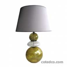 Lampe Cristo Jaune hauteur 62cm