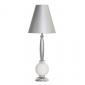 Lampe Lara Argent Blanc hauteur 80cm