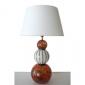 Lampe Cristo Ocre & Ivoire hauteur 62cm