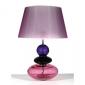 Lampe Cristo Violet & Rose hauteur 62cm