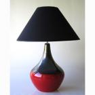 Lampe Pompei Rouge Sylver hauteur 58cm