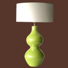 Lampe Salome Vert hauteur 76cm