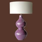 Lampe Salome Violet hauteur 76cm