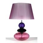 Lampe Cristo Violet & Rose hauteur 62cm