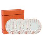 Coffret 4 Assiettes dessert Lotus