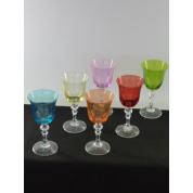 Coffret 6 verres � vin  Assortis