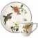 Coffret de 6 tasses et soucoupes th� U.S. - 25 cl - diam. 15,3 cm