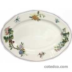 Coffret de 1 plat ovale n� 6 - 41x26,2 cm
