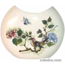 Coffret de 1 vase demi-lune - Ht 14.5 cm