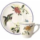 Coffret de 6 tasses et soucoupes th� U.S. - 25 cl - diam. 15,3 cm
