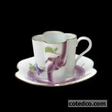 Paire tasse Moka forme ranson