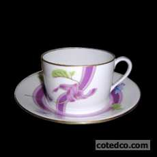 Paire tasse th� cyl.