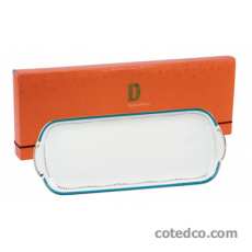 Coffret 1 Plat � cake Perles Turquoise