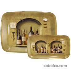 Plat � cake m�lamine - 39x20.5cm
