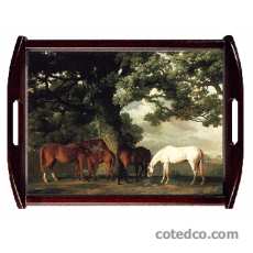 Plateau bois - 44.5x34.5 cm