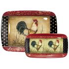 Plat � cake m�lamine - 39x20.5cm