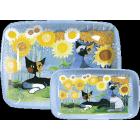 Plat � cake m�lamine - 39x20.5cm