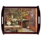Plateau bois - 44.5x34.5 cm - Flower Shops