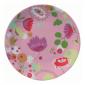 Assiette plate 265mm Fleurs Rose