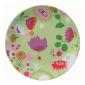Assiette plate 265mm Fleurs Vert
