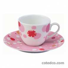 P-Tasse caf� 11cl Pois Rose