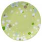 Assiette plate 265mm Pois Vert