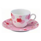 P-Tasse caf� 11cl Pois Rose