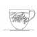 Paire-tasse Caf� -sureau-
