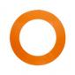 Assiette de pr�sentation 33.5cm - Orange