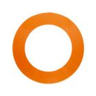 Assiette de pr�sentation 33.5cm - Orange