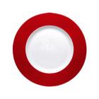 Assiette de pr�sentation 33.5cm - Rouge