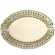 Coffret de 1 plat ovale n� 6 - 39,3x29 cm