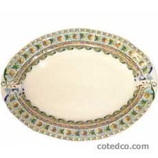 Coffret de 1 plat ovale n� 6 - 39,3x29 cm