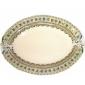 Coffret de 1 plat ovale n� 6 - 39,3x29 cm