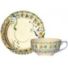 Coffret de 2 tasses et soucoupes d�jeuner - 40 cl - diam. 18 cm