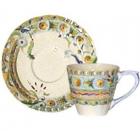 Coffret de 6 tasses et soucoupes th� U.S. - 25 cl - diam. 15,3 cm