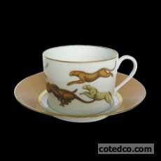 Paire Tasse th� Gu�pards  - 16 cl