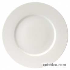 Assiette de pr�sentation blanche
