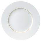 Assiette de pr�sentation blanche