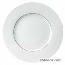 Assiette de pr�sentation blanche