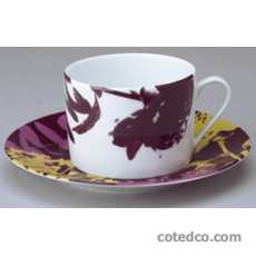 Paire Tasse caf� Prune 11cl