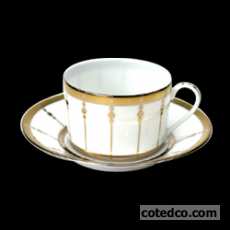 Paire tasse th� cylindrique