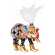 El�phant Miss Baba Ht : 12cm Lg : 12cm